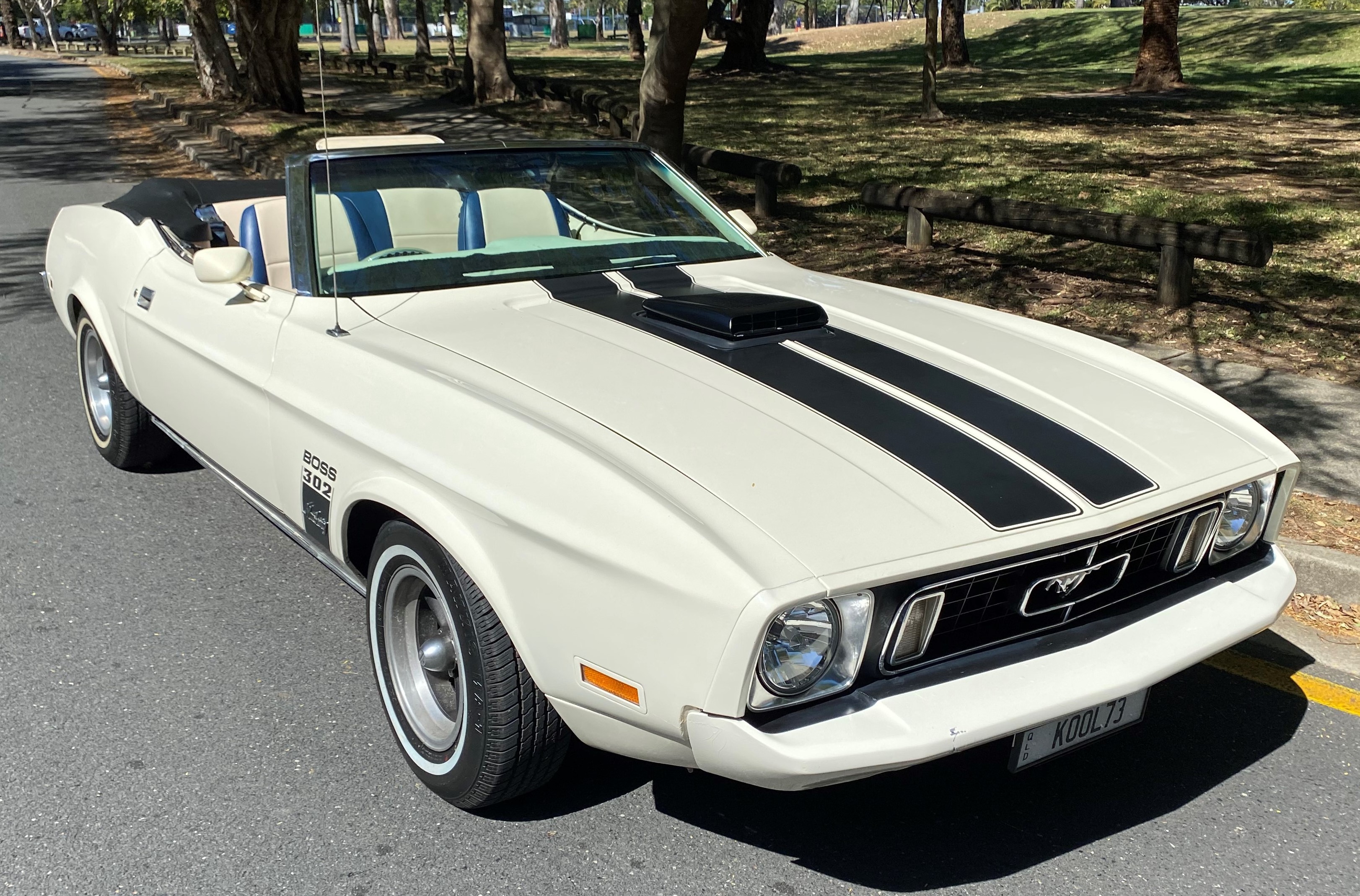 “The Boss” – 1973 Boss Mustang Convertible. From $490 per day.