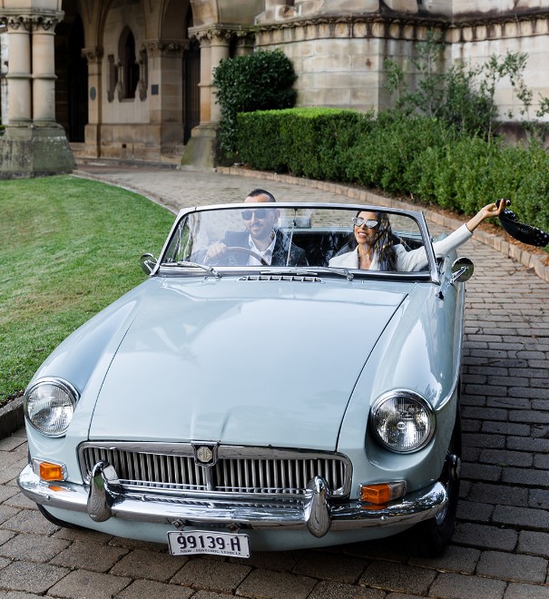“James” – 1968 MGB Roadster Automatic. $350 per day.